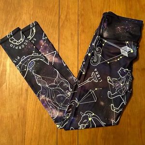 Victorias Secret VSX Knockout Leggings Zodiac Print